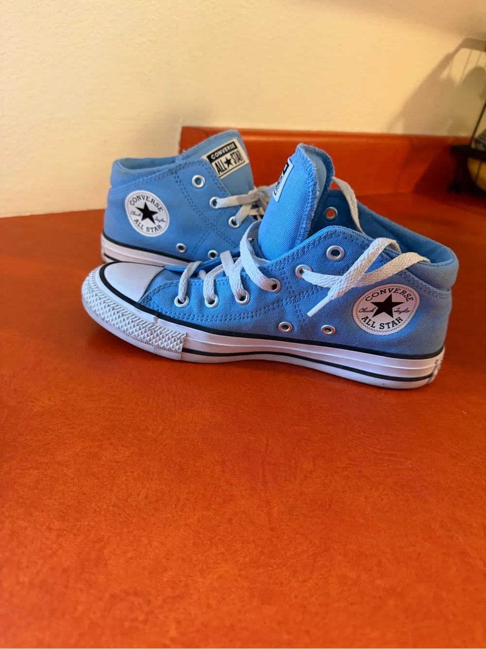 Kids' Light Blue converse LIKE NEW